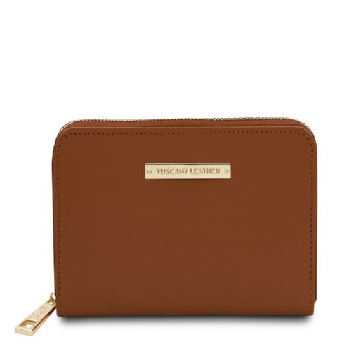 Leda - Exclusive zip around leather wallet